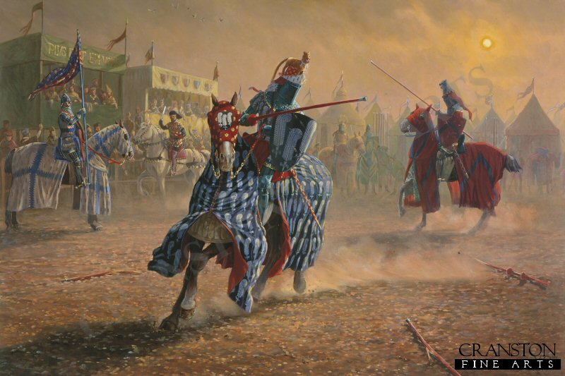 The Joust of Peace by Mark Churms. [Postcard]