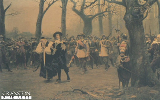 Charles I on His Way to Execution by Ernest Crofts. [Print]
