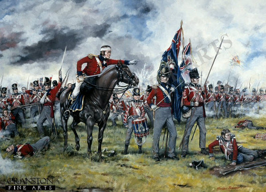 Royal Scots at Waterloo by Brian Palmer. [Postcard]