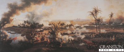 Battle of the Pyramids 21st July 1798 by Louis Lejeune (B) [print]