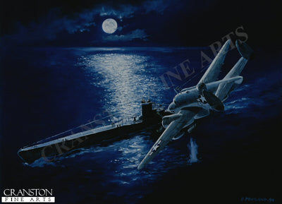 The Hunt for U-Boat 134 by David Pentland. [Postcard]