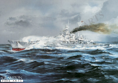 Floating Fortress by Randall Wilson. [Postcard]
