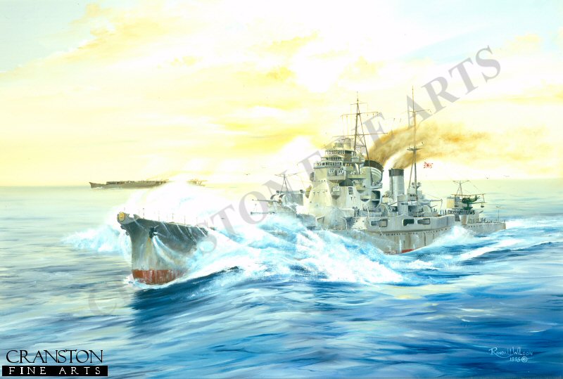 Flank Speed by Randall Wilson. [Postcard]