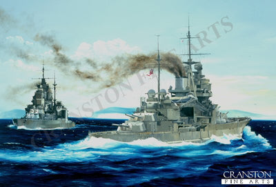 HMS Valiant , Battle Wagons by Randall Wilson. [Postcard]