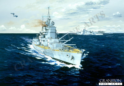 HMS Duke of York by Randall Wilson. [Postcard]