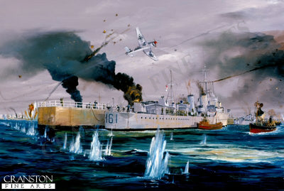 Evacuation Dunkirk by Randall Wilson [Postcard]