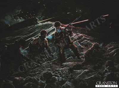 Battle for Mount Longdon by Mark Churms [Postcard]