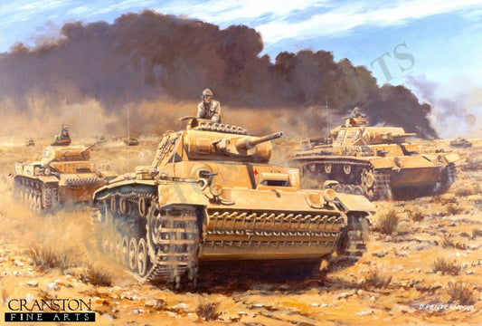 Battle for Gazala by David Pentland [Print]