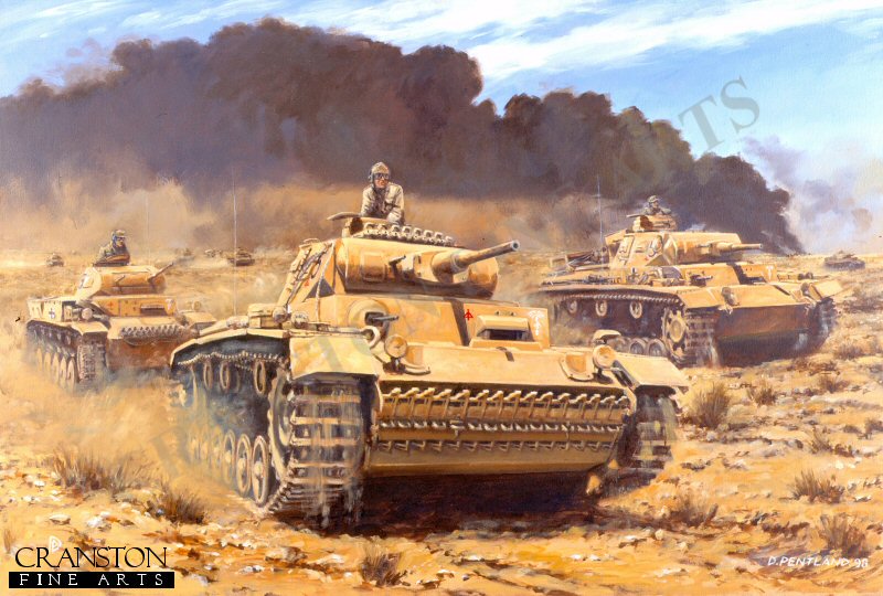 Battle for Gazala by David Pentland  [Postcard]