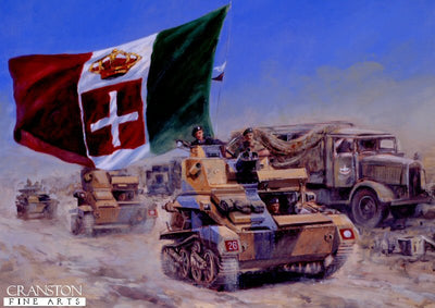 Victory at Beda Fomm by David Pentland. [Postcard]