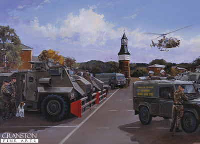 Deployment from Palace Barracks by David Pentland. [Postcard]