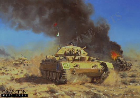 Operation Crusader, 18th November 1941 by David Pentland. [Postcard]