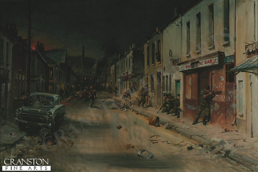 Leeson Street Patrol by Terence Cuneo [Print]