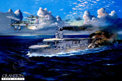 HMS Courageous by Randall Wilson [Postcard]
