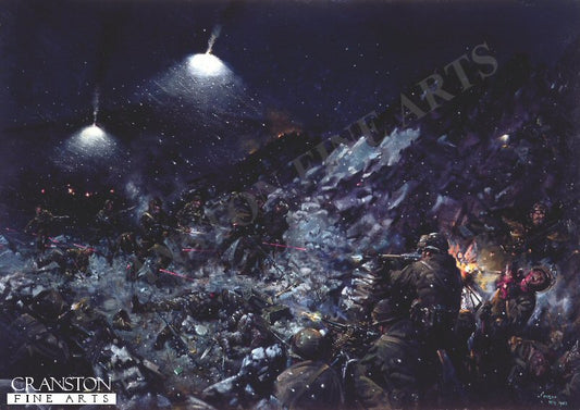 Battle of Tumbledown Mountain by Terence Cuneo [Print]