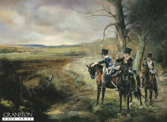 The Vedette of the 13th Light Dragoons by Chris Collingwood. [Postcard]