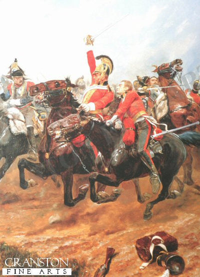 Charge of the Life Guards by Richard Caton Woodville. [Postcard]
