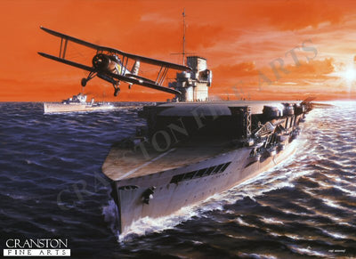 HMS Glorious by Ivan Berryman. [Postcard]