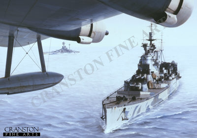 HMS Renown by Ivan Berryman [Postcard]