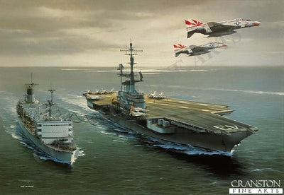 USS Coral Sea by Ivan Berryman [Original Painting]