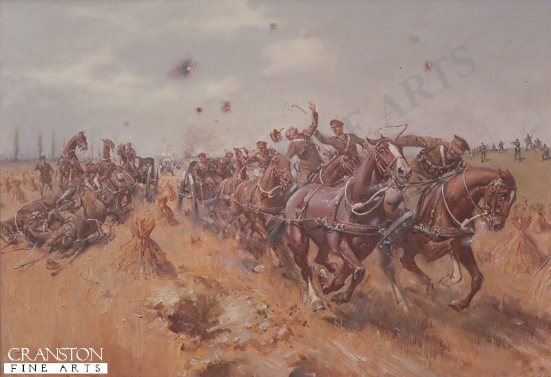 Saving the Guns at Le Cateau by Terence Cuneo [Print]