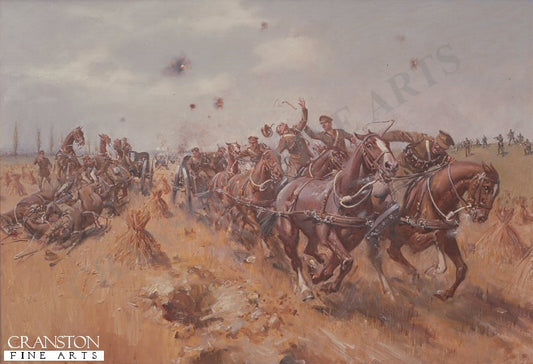 Saving the Guns at Le Cateau by Terence Cuneo [Print]