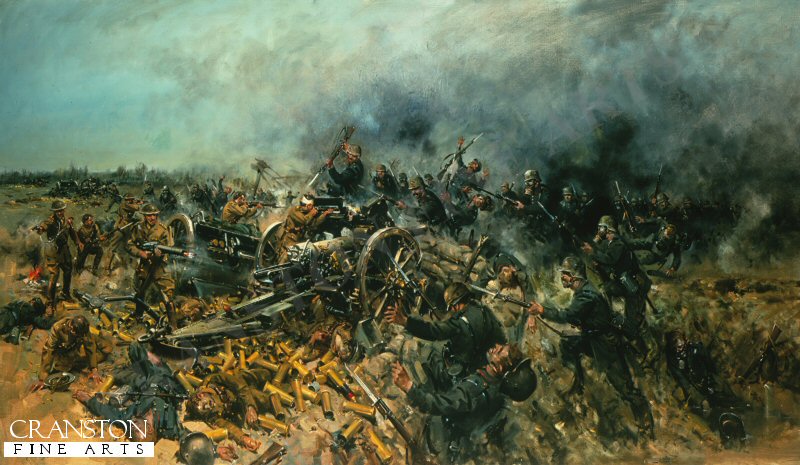 Last Stand of the 5th (Gibraltar) Battery by Terence Cuneo [Print]