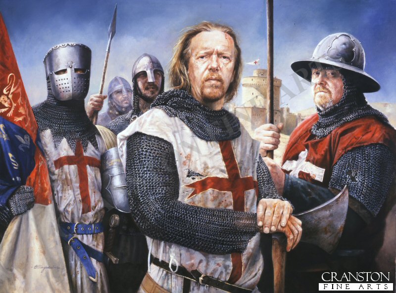 Richard I (The Lion Heart) During the 3rd Crusade by Chris Collingwood [Original Painting]