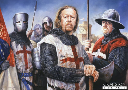 Richard I (The Lion Heart) During the 3rd Crusade by Chris Collingwood. [Postcard]