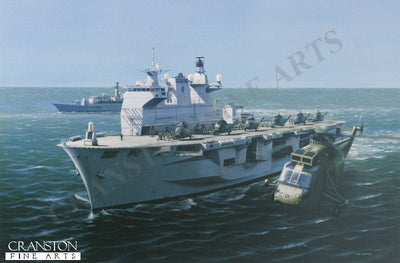 HMS Ocean by Ivan Berryman [Postcard]