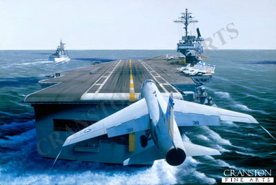 USS America by Ivan Berryman [Original Painting]
