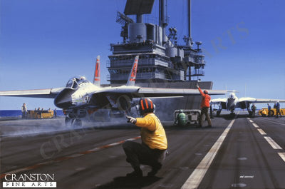 USS Forrestal by Ivan Berryman [Postcard]