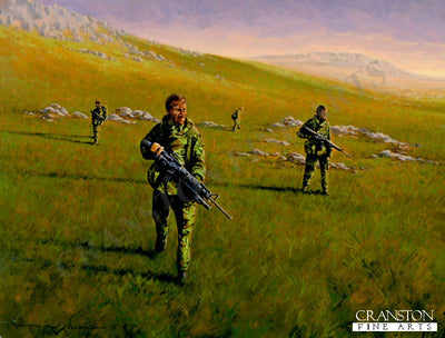 Is the Mountain Clear. G Squadron 22 SAS, Mount Kent, Falklands War 1982 by Graeme Lothian [Original Painting]