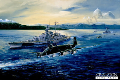 Tirpitz by Randall Wilson. [Postcard]