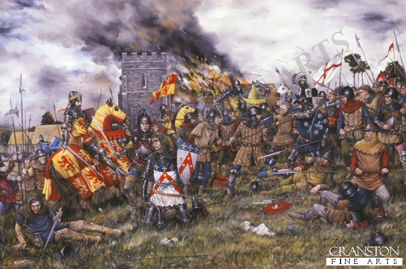 The Revolt of Owain Glyndwr. The Battle of Pilleth 22 June 1402 by Brian Palmer.  [Postcard]