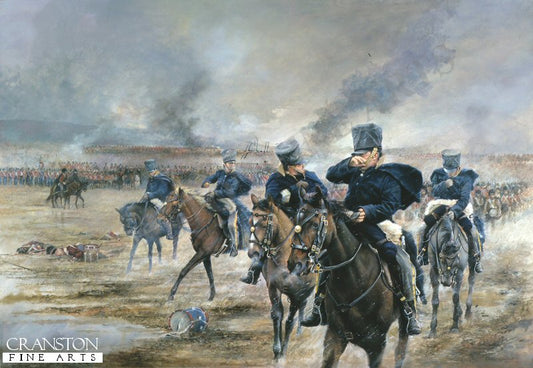 The Worst Scrape - Retreat from Burgos October/November 1812 by Chris Collingwood. [Postcard]