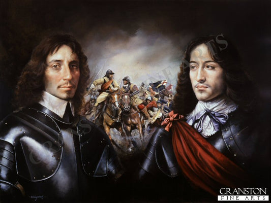 Opposing Generals of Horse - Battle of Marston Moor by Chris Collingwood. [Postcard]