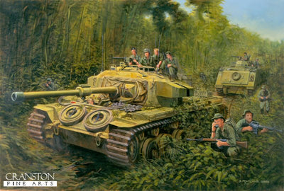 Diggers in Nam, Phuoc Tuy Province, South Vietnam, 5th - 7th June 1971 by David Pentland. [Postcard]