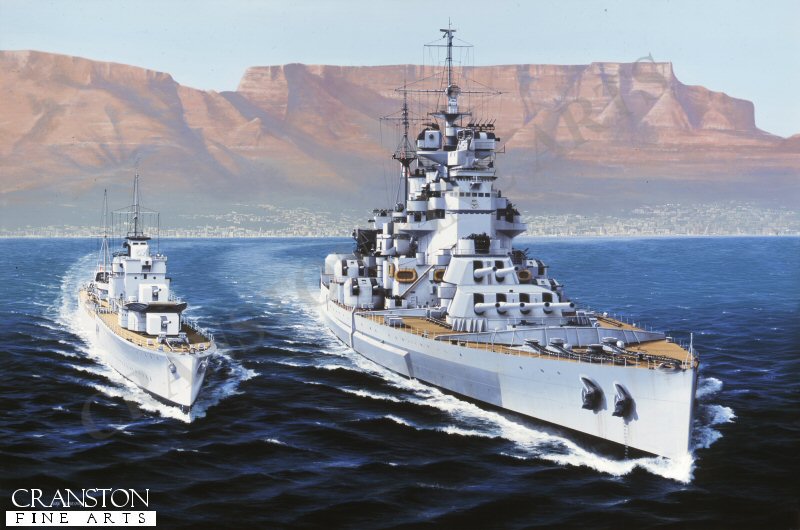 HMS Howe by Ivan Berryman [Original Painting]