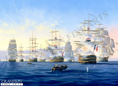 Admiral Nelsons Victory at the Battle of the Nile by Graeme Lothian. [Postcard]