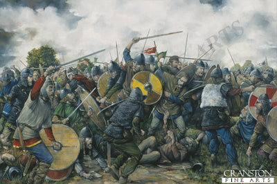Battle of Stamford Bridge by Brian Palmer. [Original Painting]