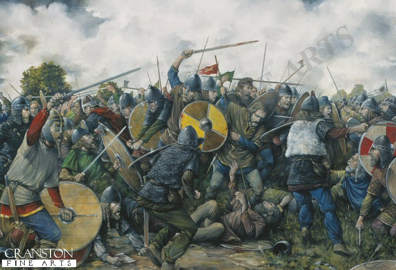 Battle of Stamford Bridge by Brian Palmer. [Postcard]