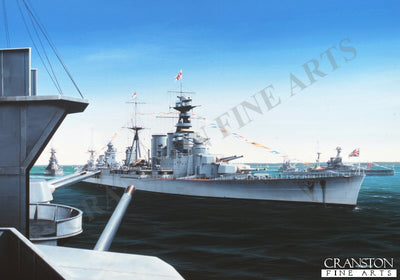HMS Hood by Ivan Berryman [Postcard]