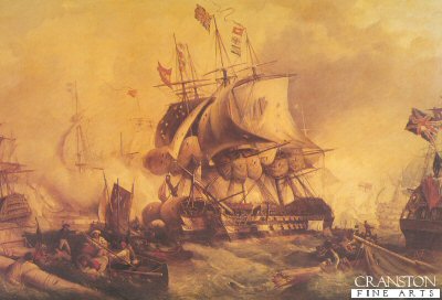 The Battle of Trafalgar by William Stuart (B) [print]