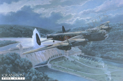 Target Y The Eder Dam Raid, The Ruhr Valley, 17th May 1942 by David Pentland. [Postcard]