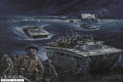 Operation Veritable, Eastern Holland, 8th - 22nd February 1945 by David Pentland  [Postcard]