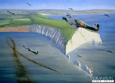 Hurricanes Over the Needles by Graeme Lothian. [Postcard]