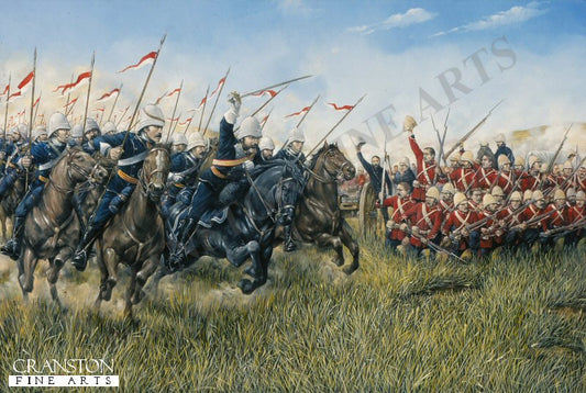 Battle of Ulundi by Brian Palmer. [Postcard]