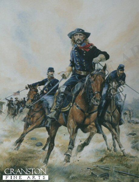 Major General George Armstrong Custer by Chris Collingwood. [Postcard]