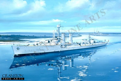 Emden and Blucher by Randall Wilson. [Postcard]